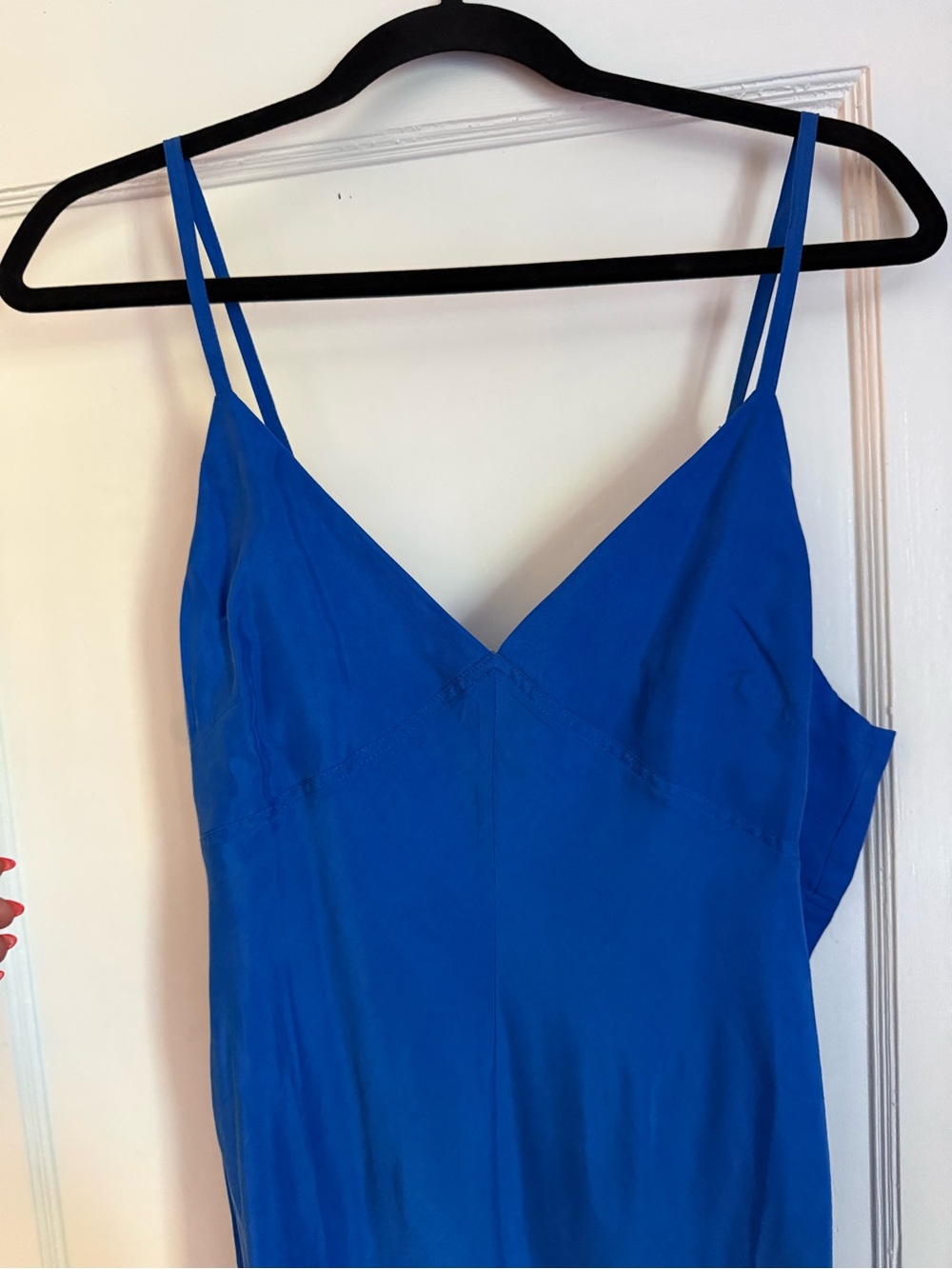 Alex Mill Blue Spaghetti-Strap Slip Dress - Women - Picture 2 of 3